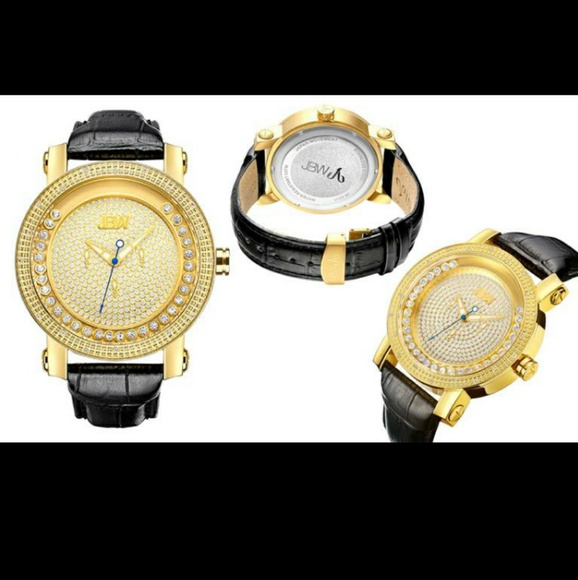 JBW Men’s Hendrix Watch with Genuine Diamonds - Picture 3 of 4